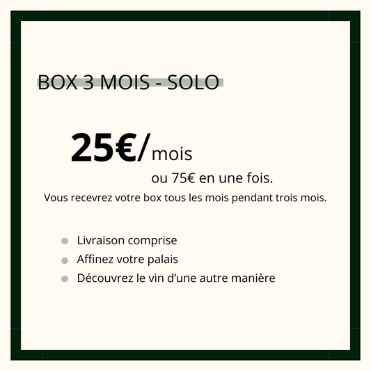 Abonnement 3 mois - solo